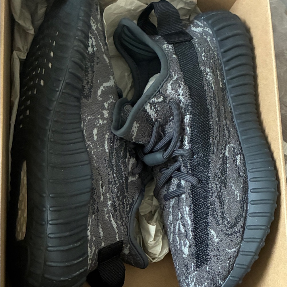 Yeezy Black and Gray Sneakers